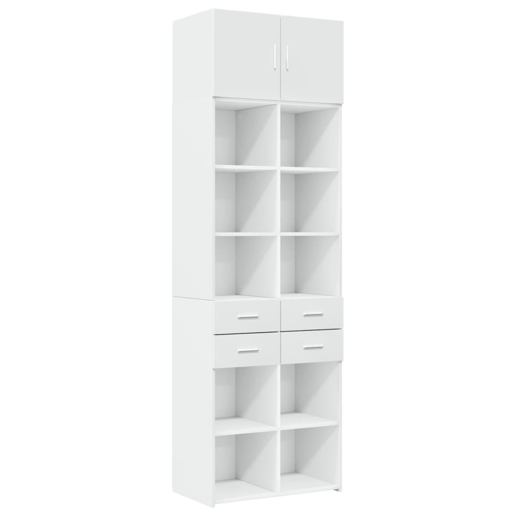 Skap Hvit 70x42,5x225 cm