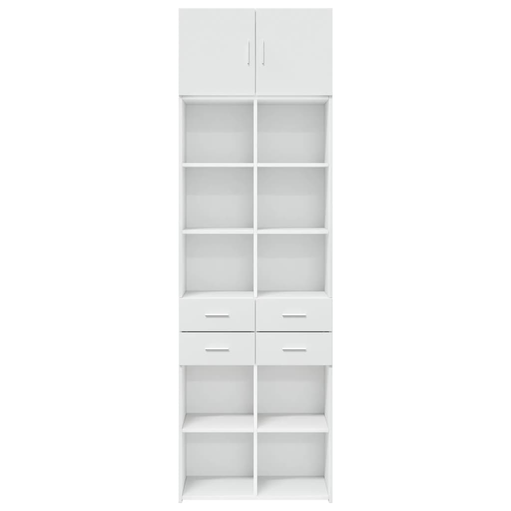 Skap Hvit 70x42,5x225 cm