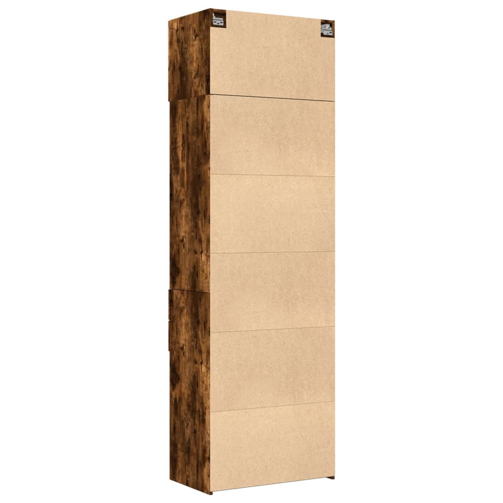 Skap Røkt Eik 70x42,5x225 cm