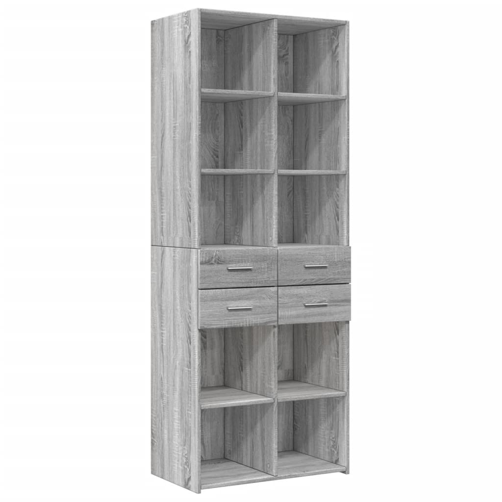 Skap Sonoma Grå 70x42,5x225 cm