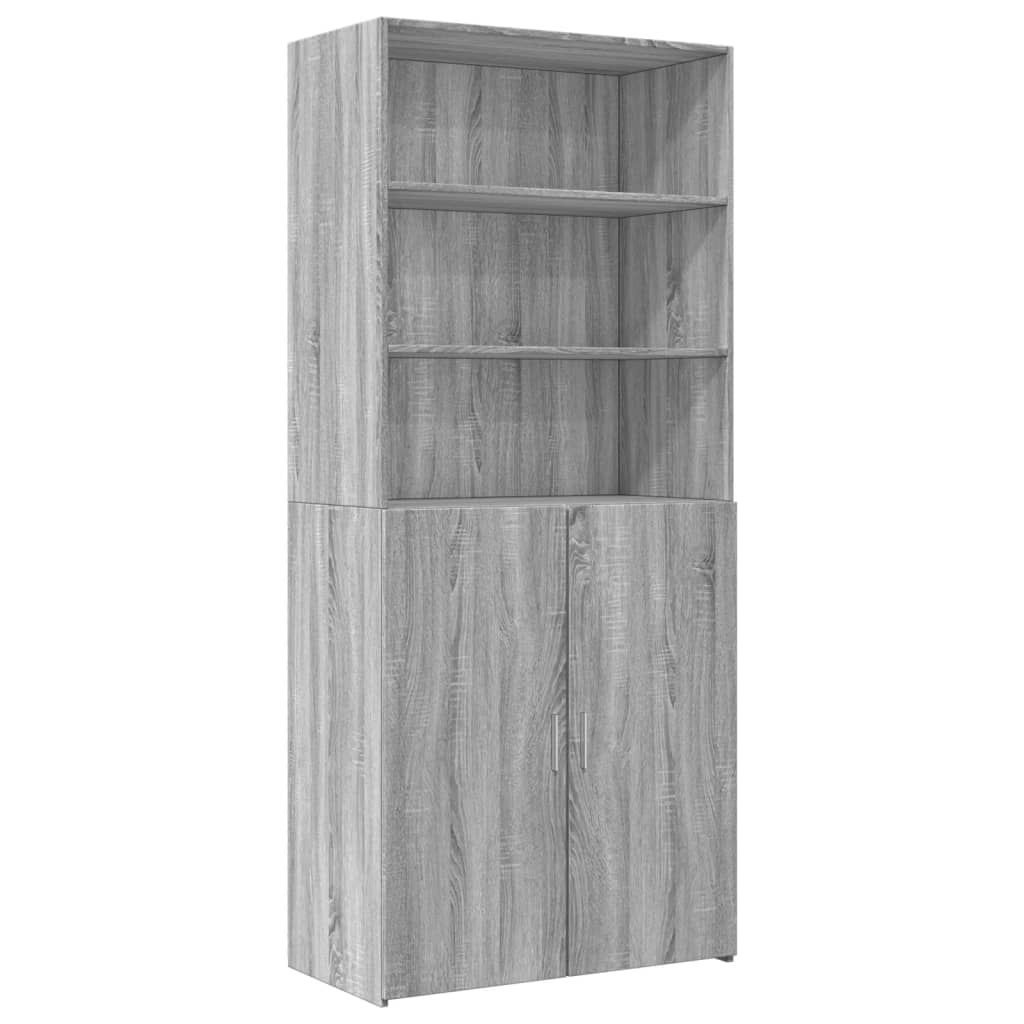 Skap Sonoma Grå 80x42,5x225 cm