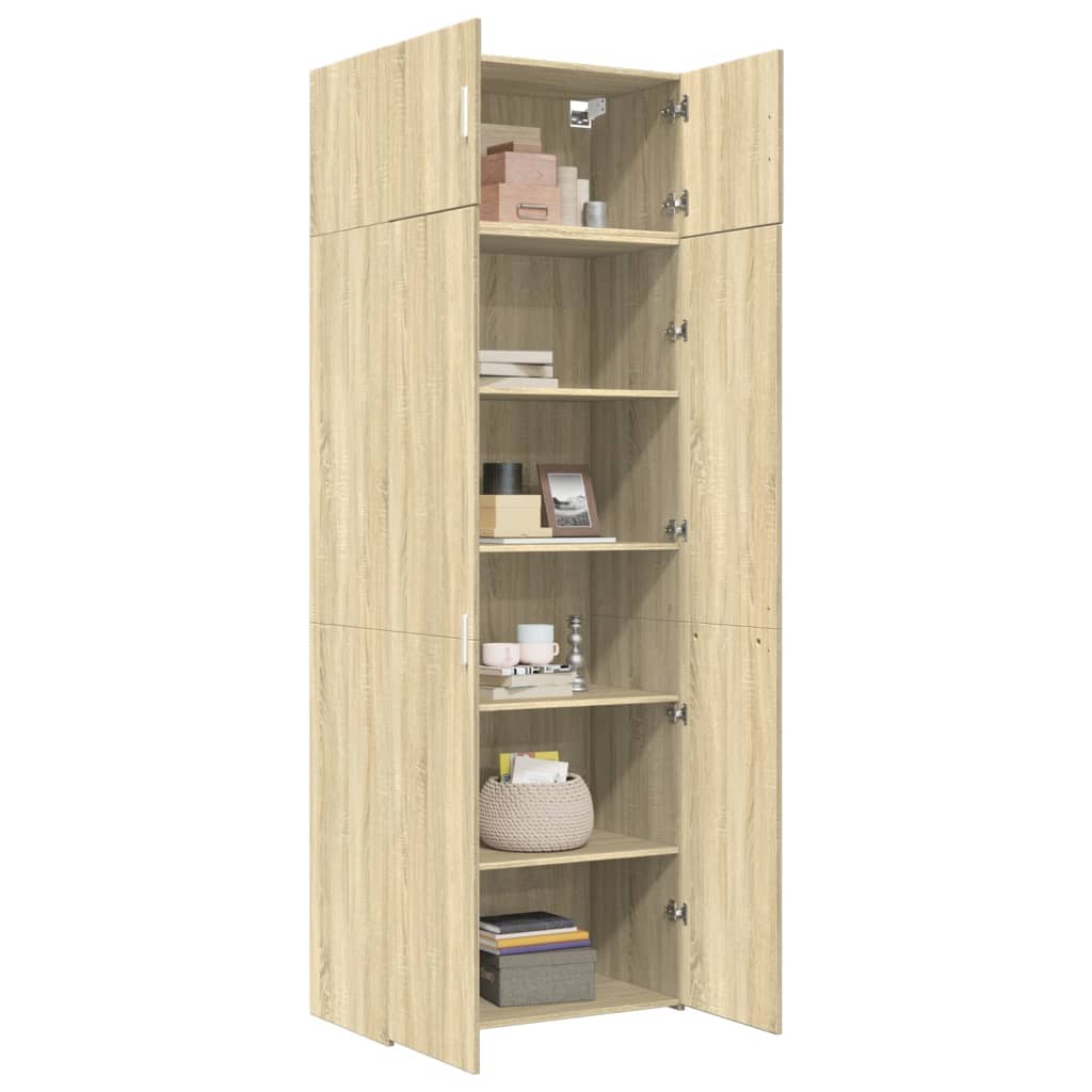 Skap Sonoma Eik 80x42,5x225 cm