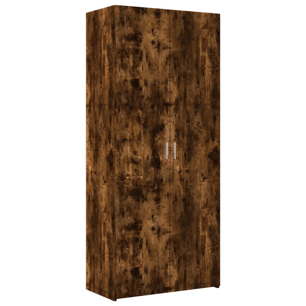Skap Røkt Eik 80x42,5x225 cm