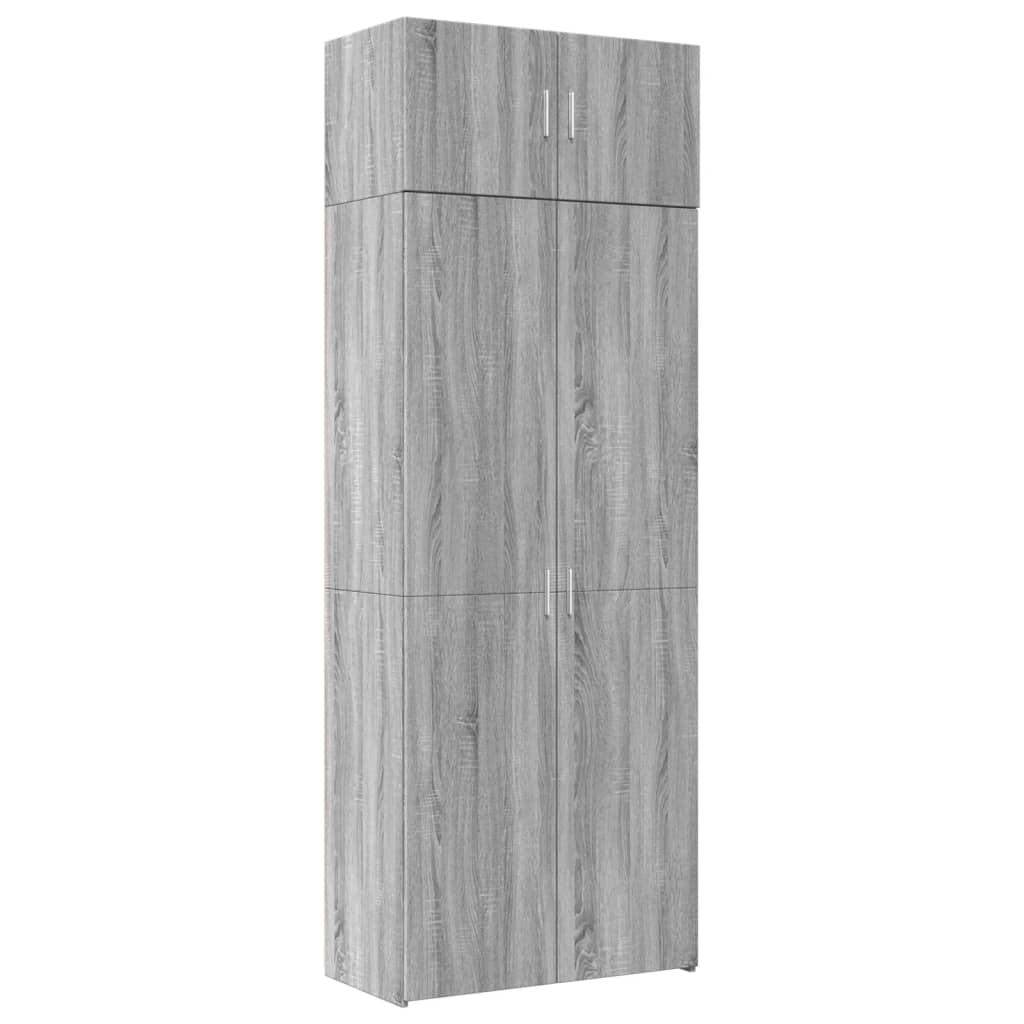 Skap Sonoma Grå 80x42,5x225 cm