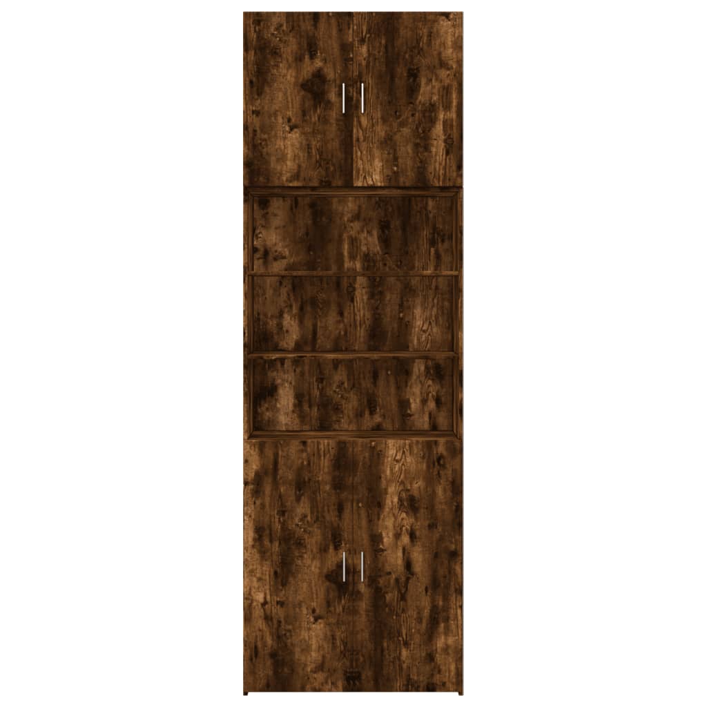 Skap Røkt Eik 80x42,5x249 cm