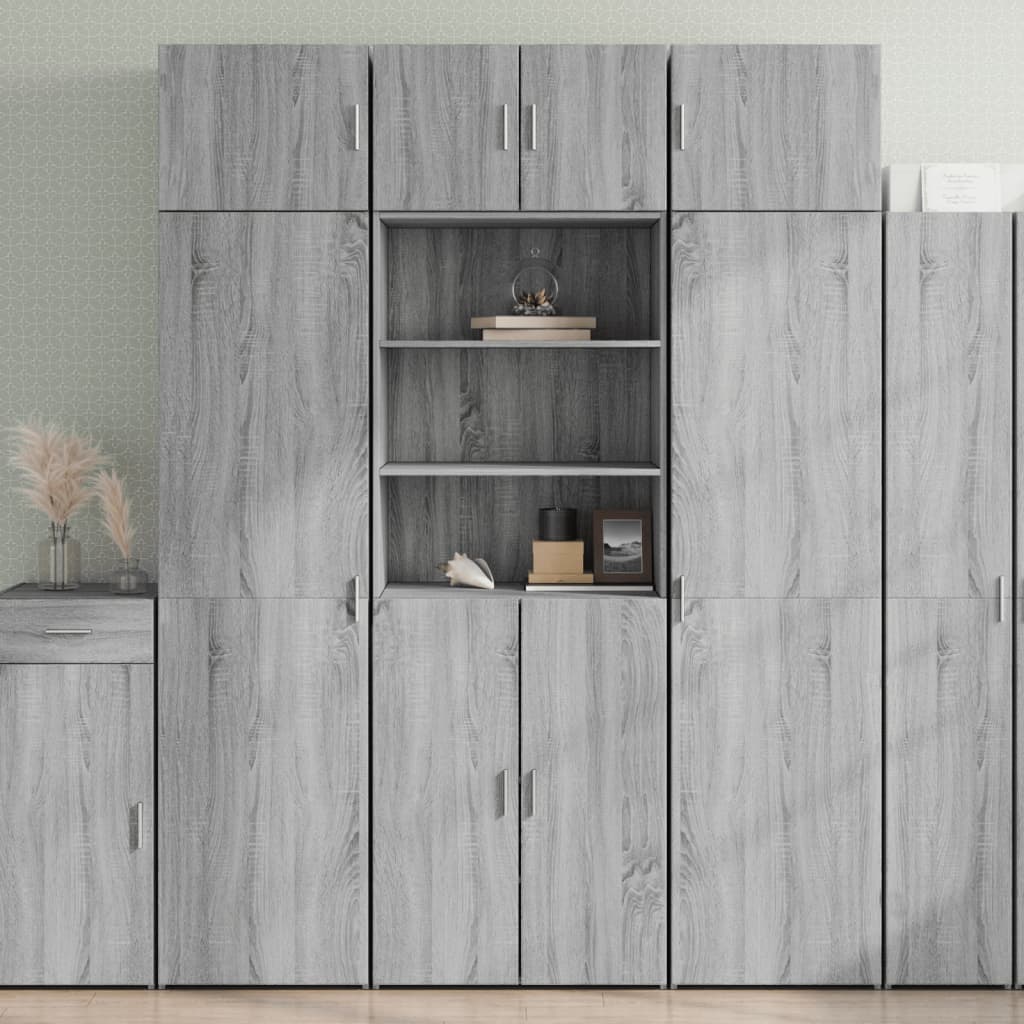 Skap Sonoma Grå 70x42,5x185 cm