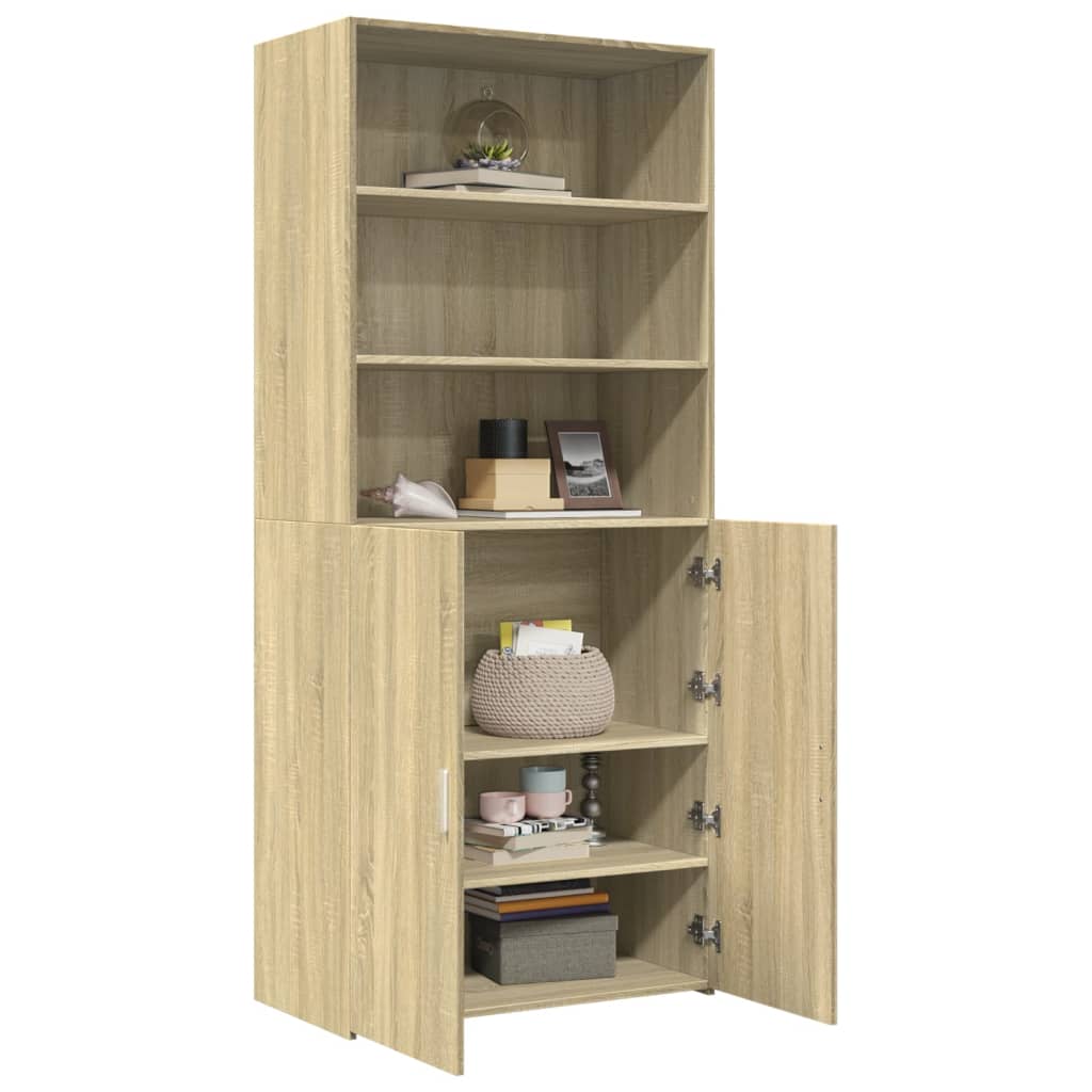Skap Sonoma Eik 80x42,5x185 cm