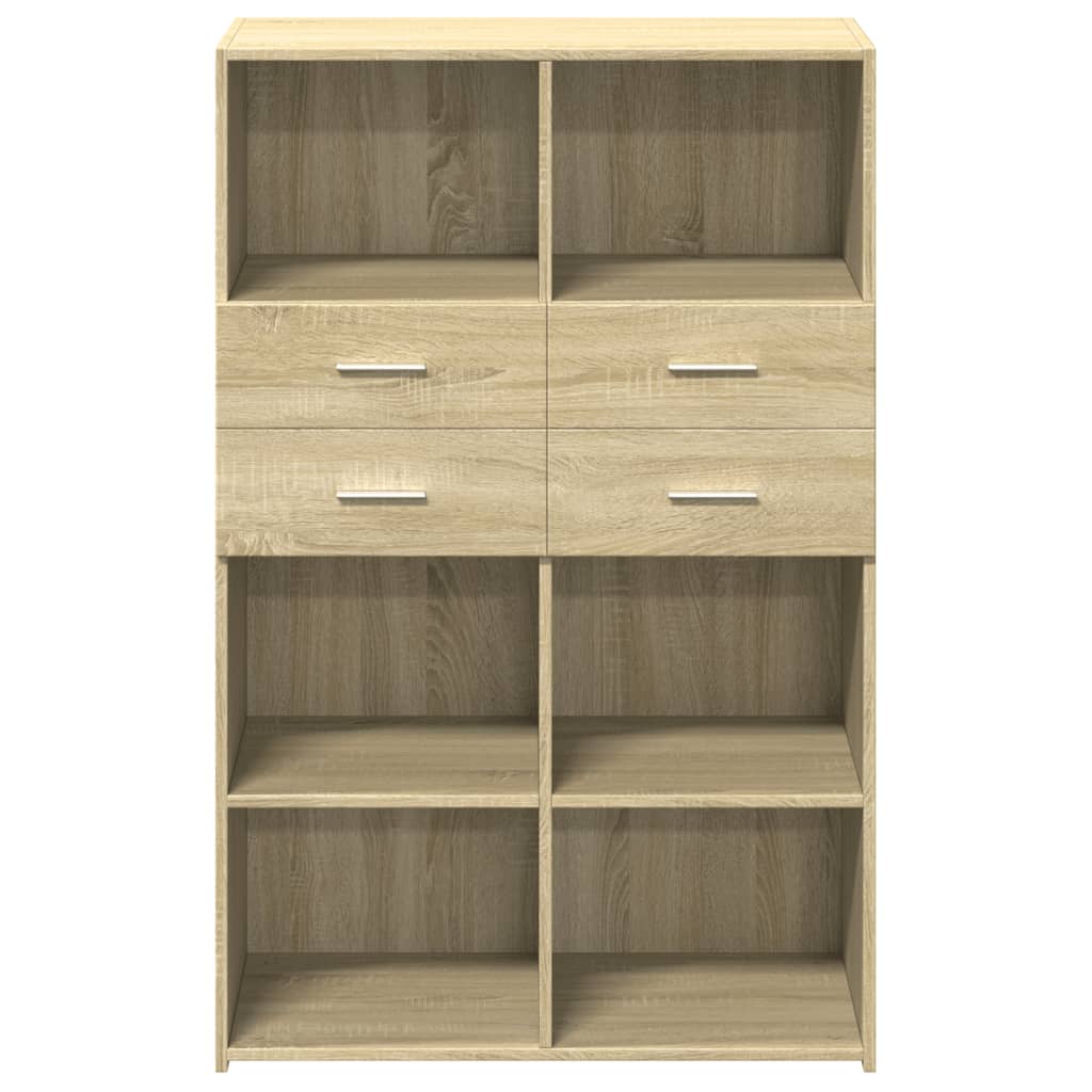Bokhylle Sonoma Eik 80x42,5x124 cm