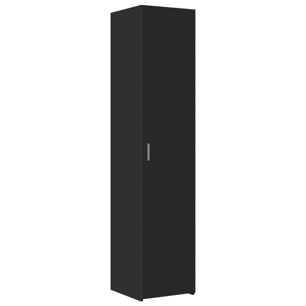 Bokhylle Svart 40x42,5x185 cm