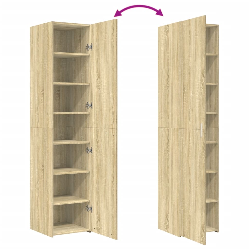 Bokhylle Sonoma Eik 40x42,5x185 cm