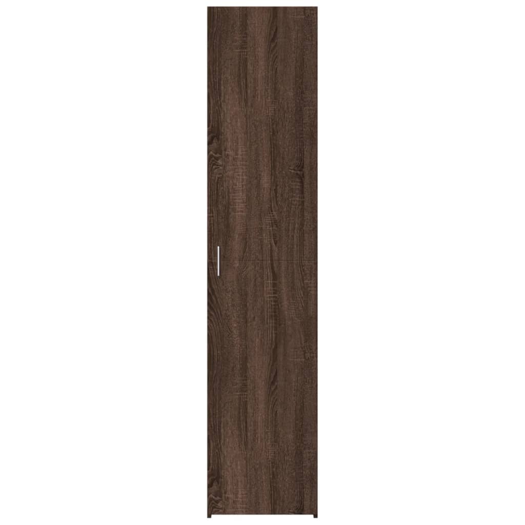 Bokhylle Brun Eik 40x42,5x185 cm
