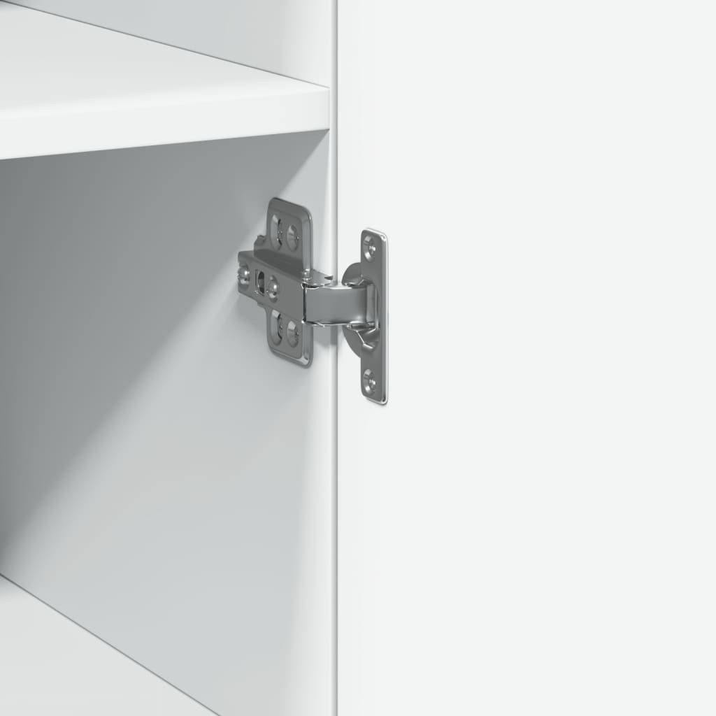 Bokhylle Hvit 45x42,5x185 cm