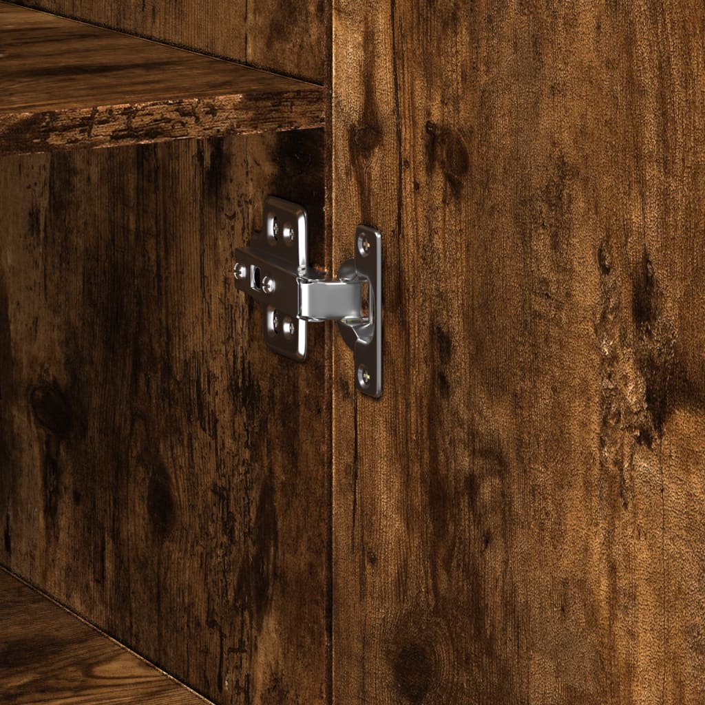 Bokhylle Røkt Eik 45x42,5x185 cm