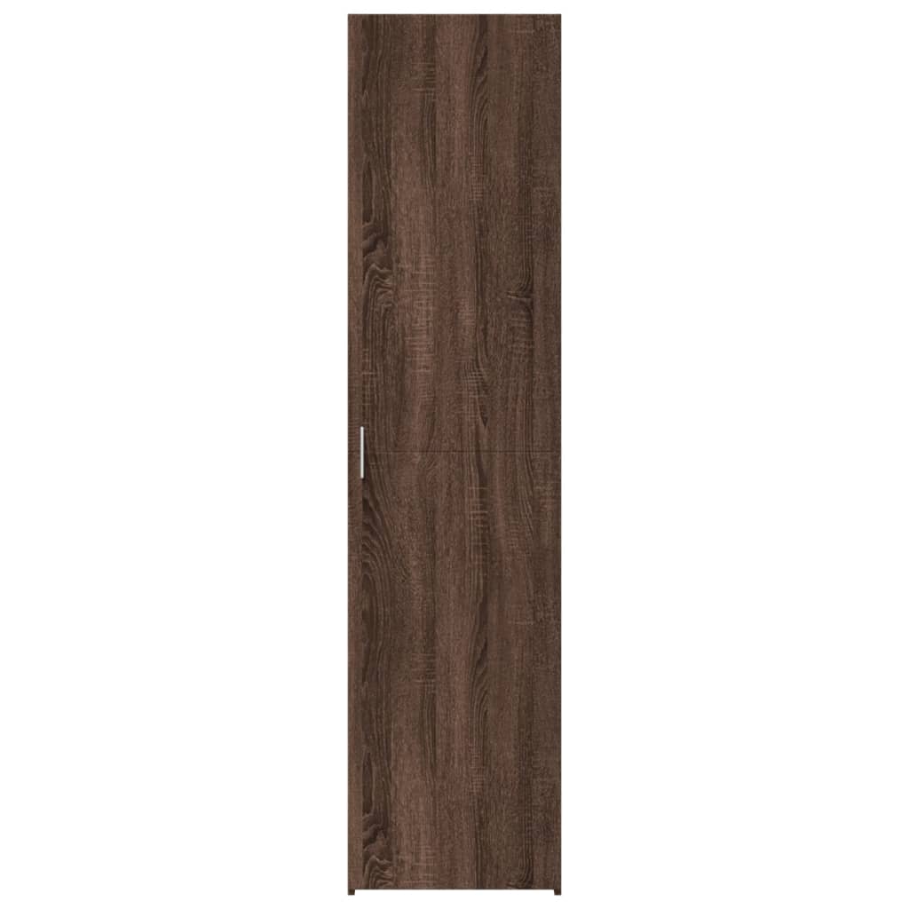 Bokhylle Brun Eik 45x42,5x185 cm