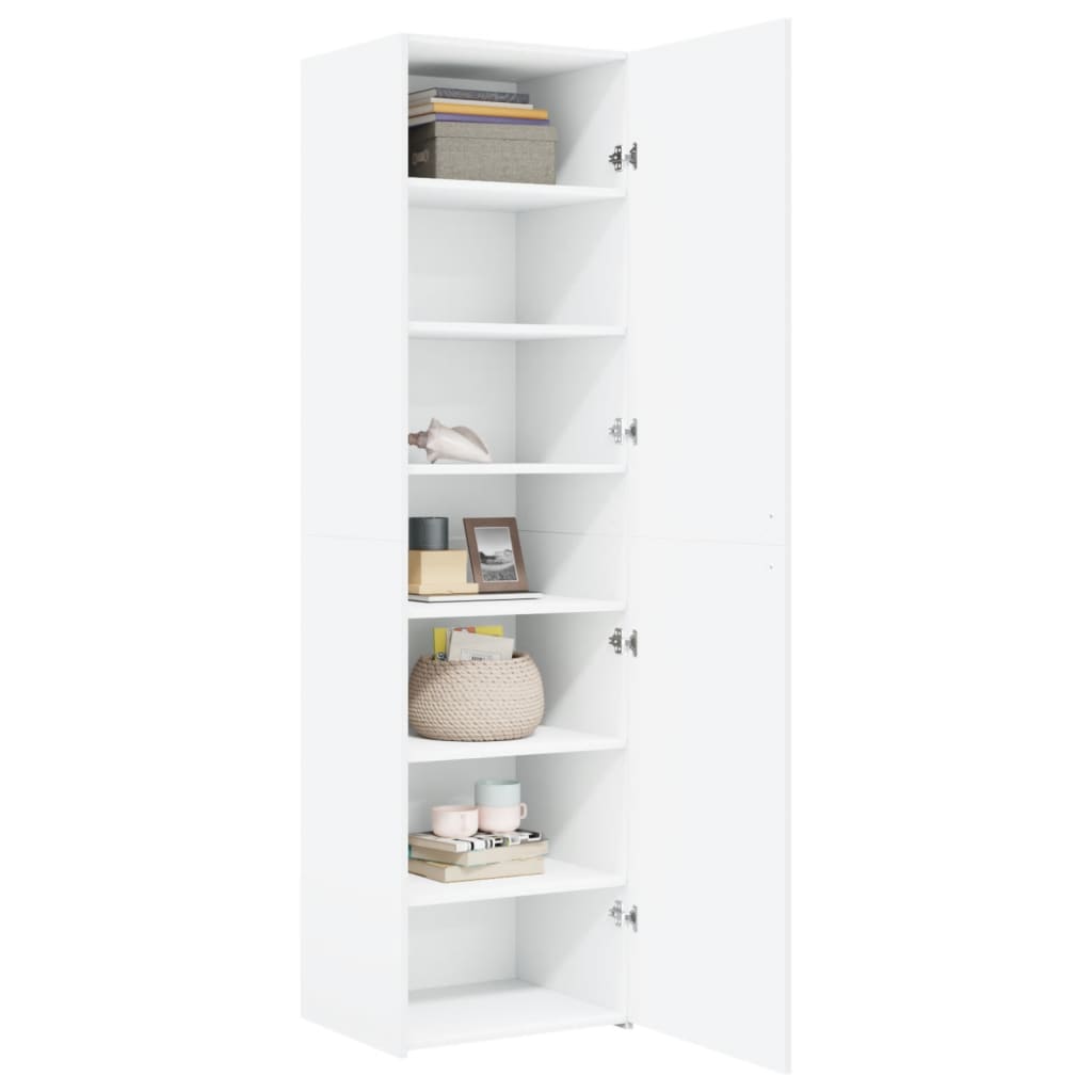 Skap Hvit 50x42,5x185 cm