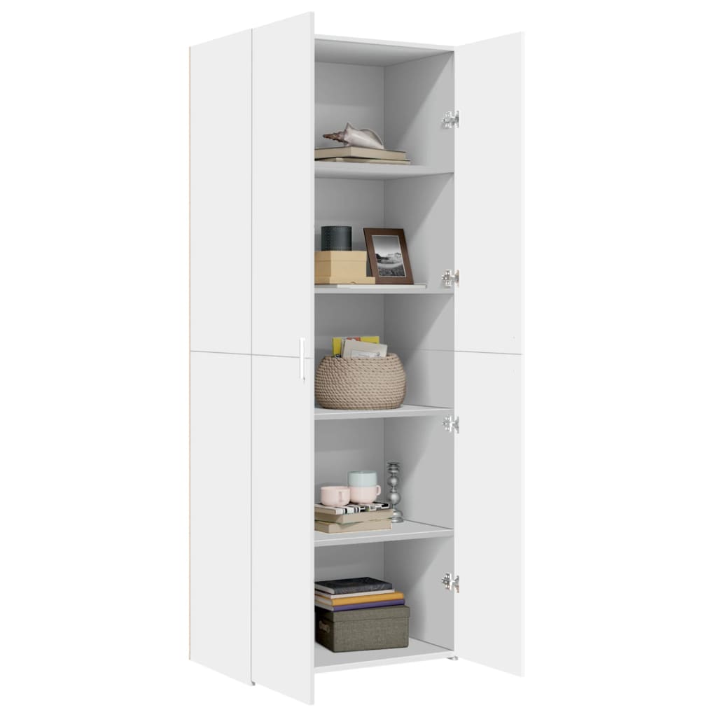 Skap Hvit 70x42,5x185 cm