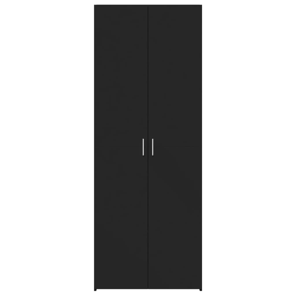 Skap Svart 70x42,5x185 cm