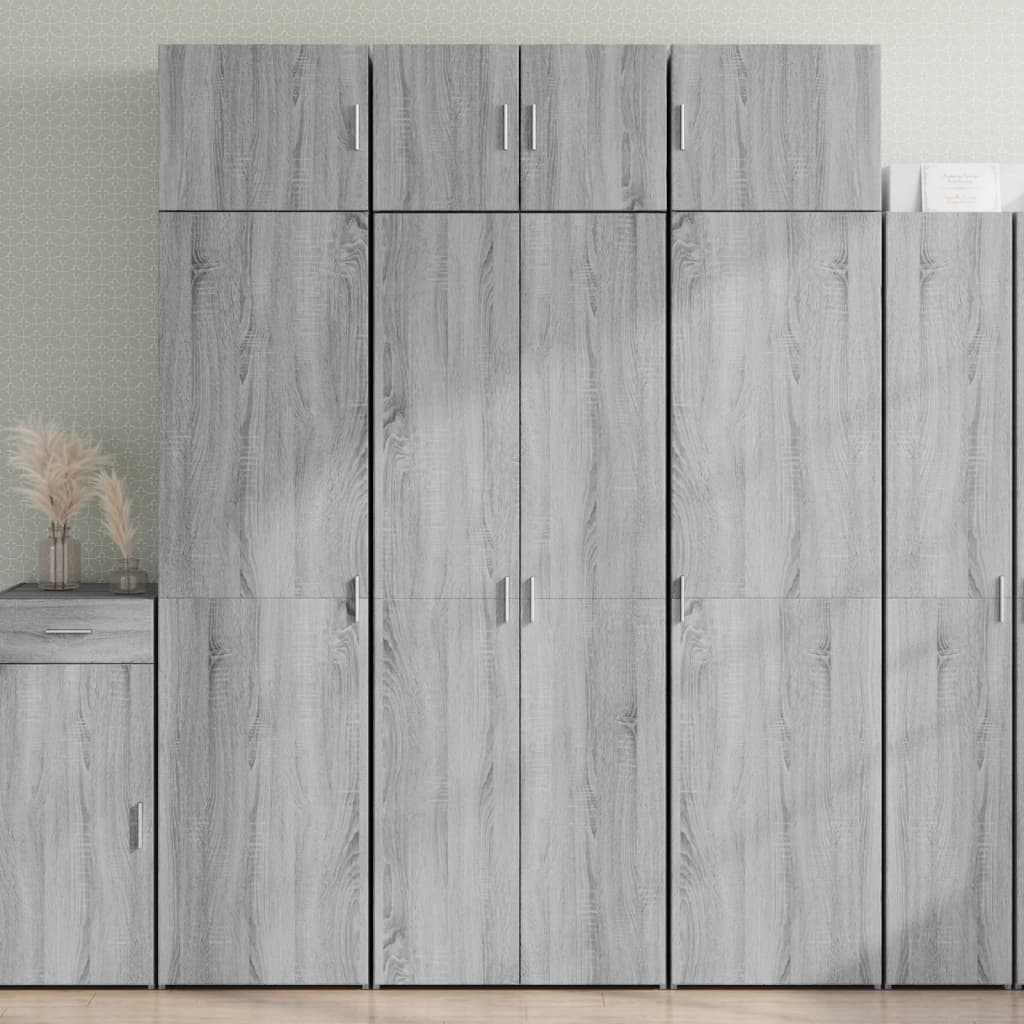 Skap Sonoma Grå 70x42,5x185 cm