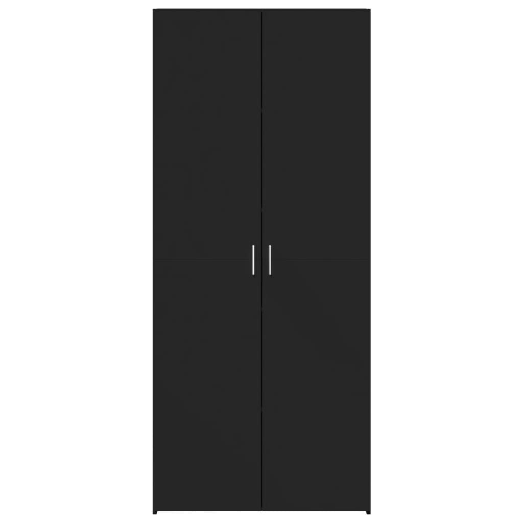 Skap Svart 70x42,5x185 cm