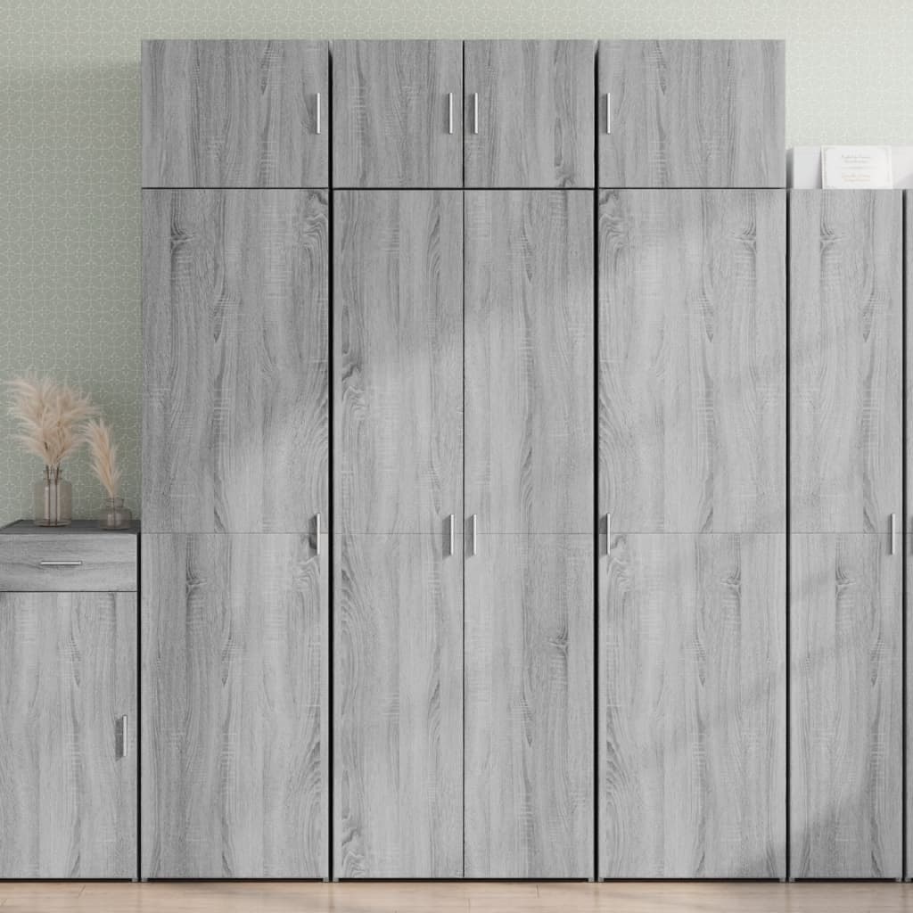 Skap Sonoma Grå 70x42,5x185 cm