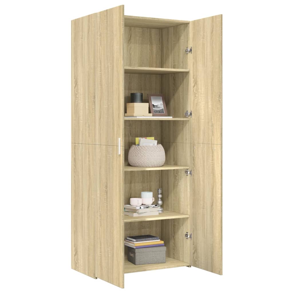 Skap Sonoma Eik 80x42,5x185 cm