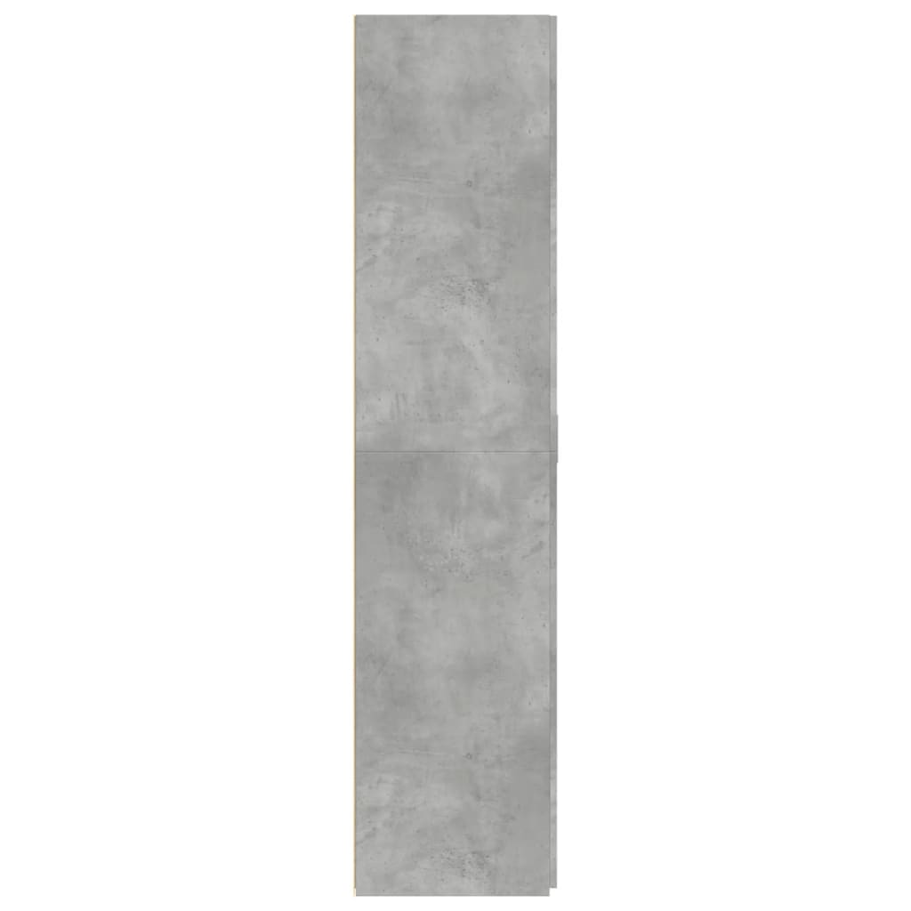 Skap Betonggrå 80x42,5x185 cm