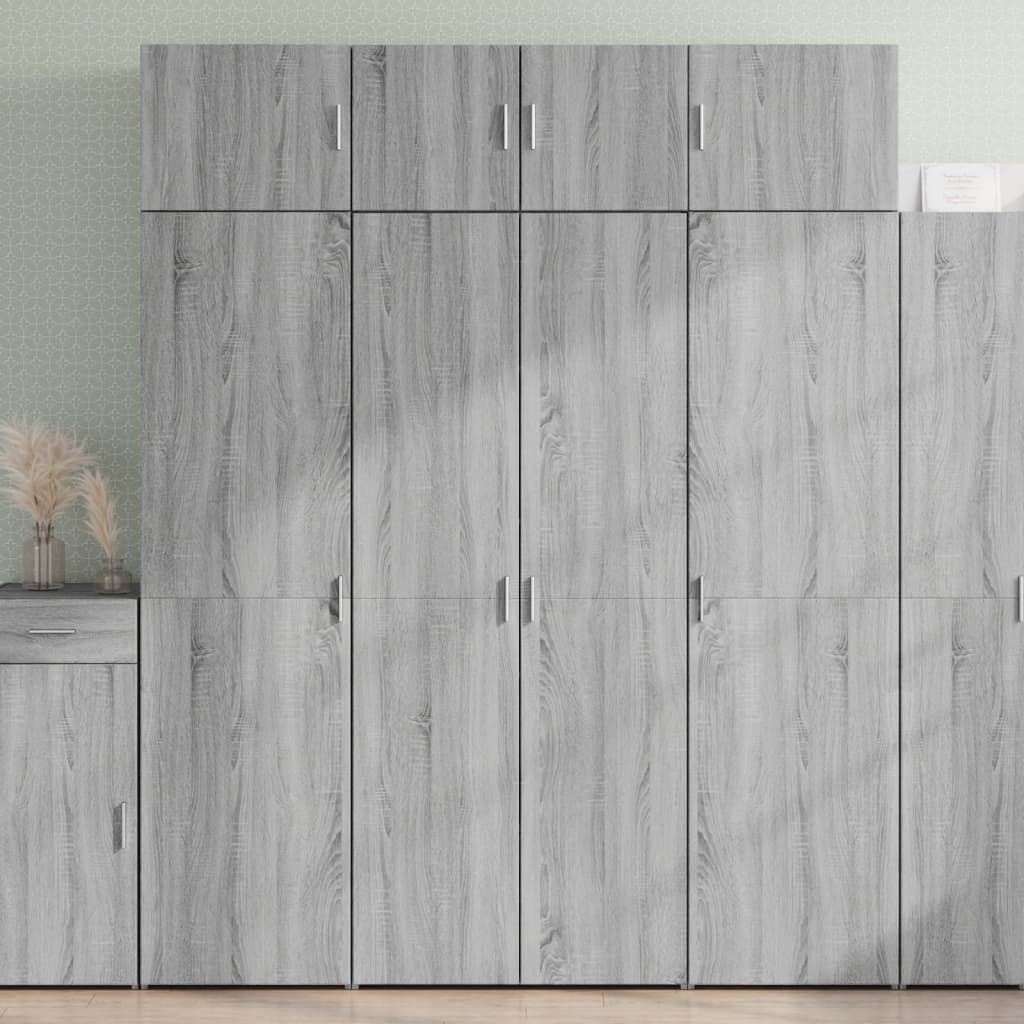 Skap Sonoma Grå 80x42,5x185 cm
