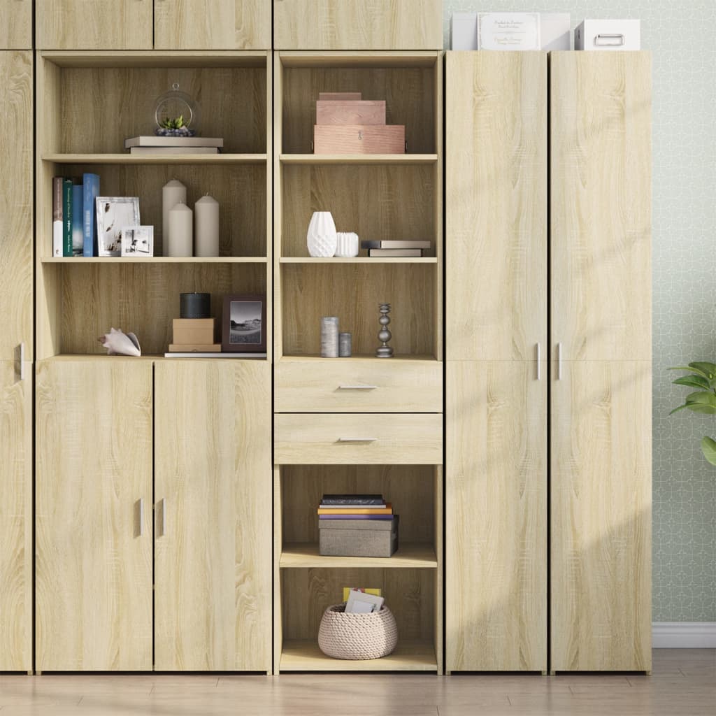 Bokhylle Sonoma Eik 50x42,5x185 cm