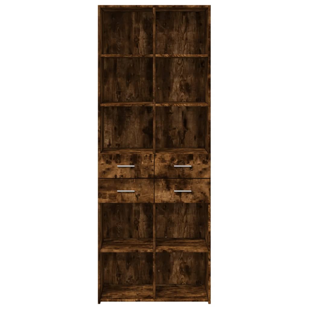 Skap Røkt Eik 70x42,5x185 cm