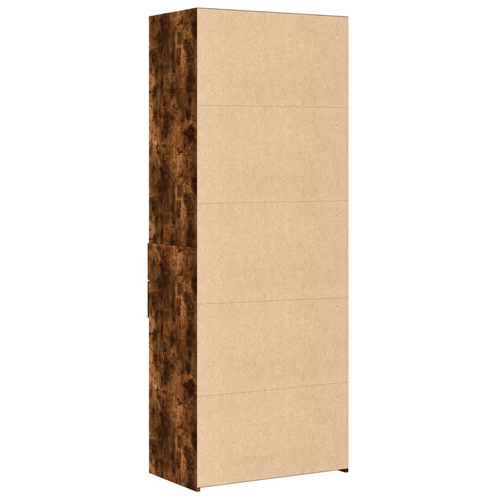 Skap Røkt Eik 70x42,5x185 cm