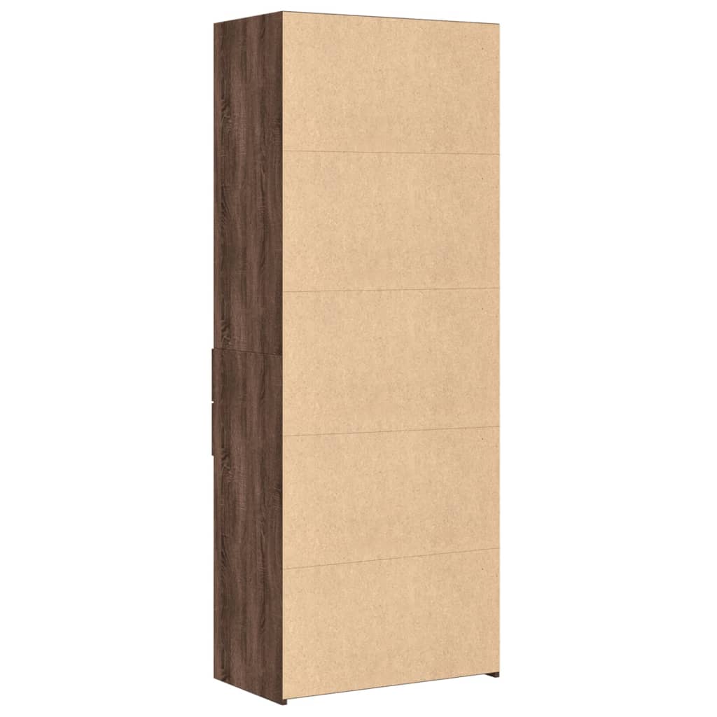 Skap Brun Eik 70x42,5x185 cm