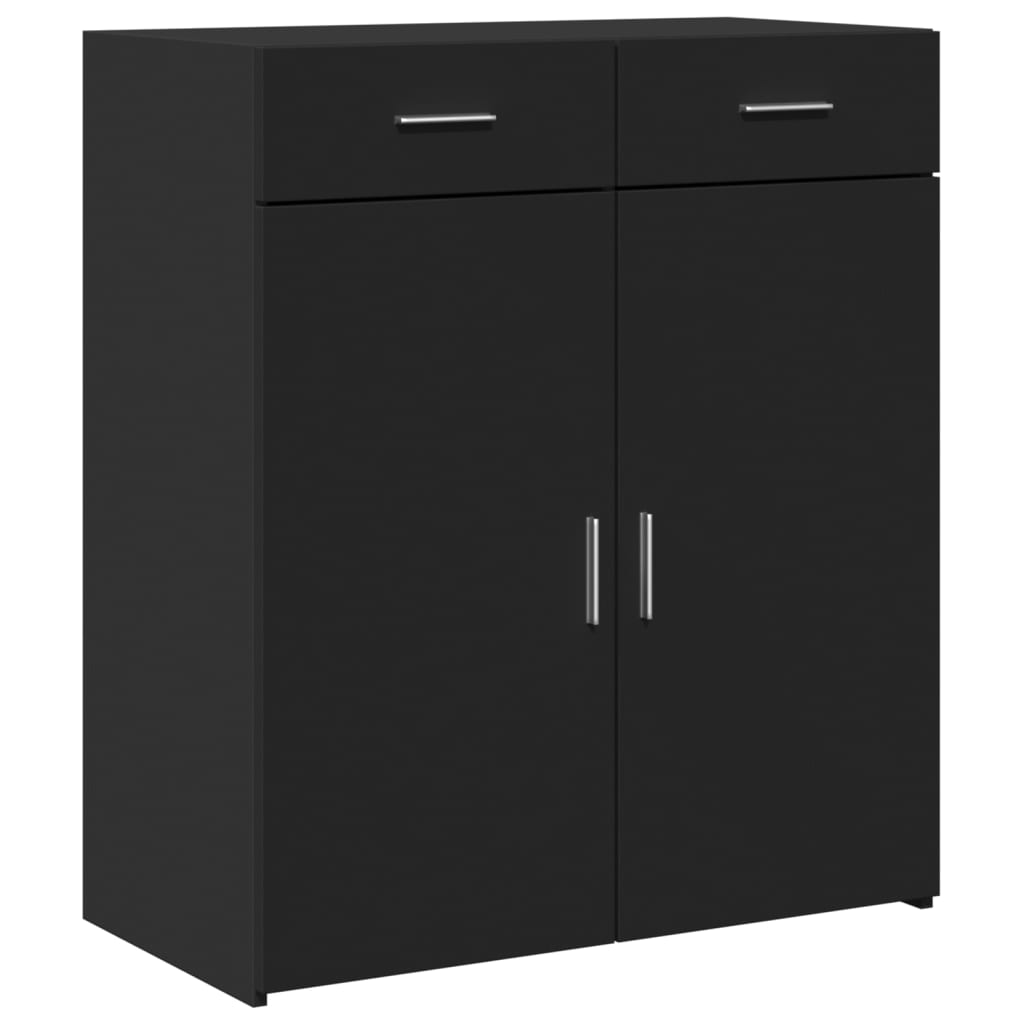 Skjenk Svart 80x42,5x93 cm