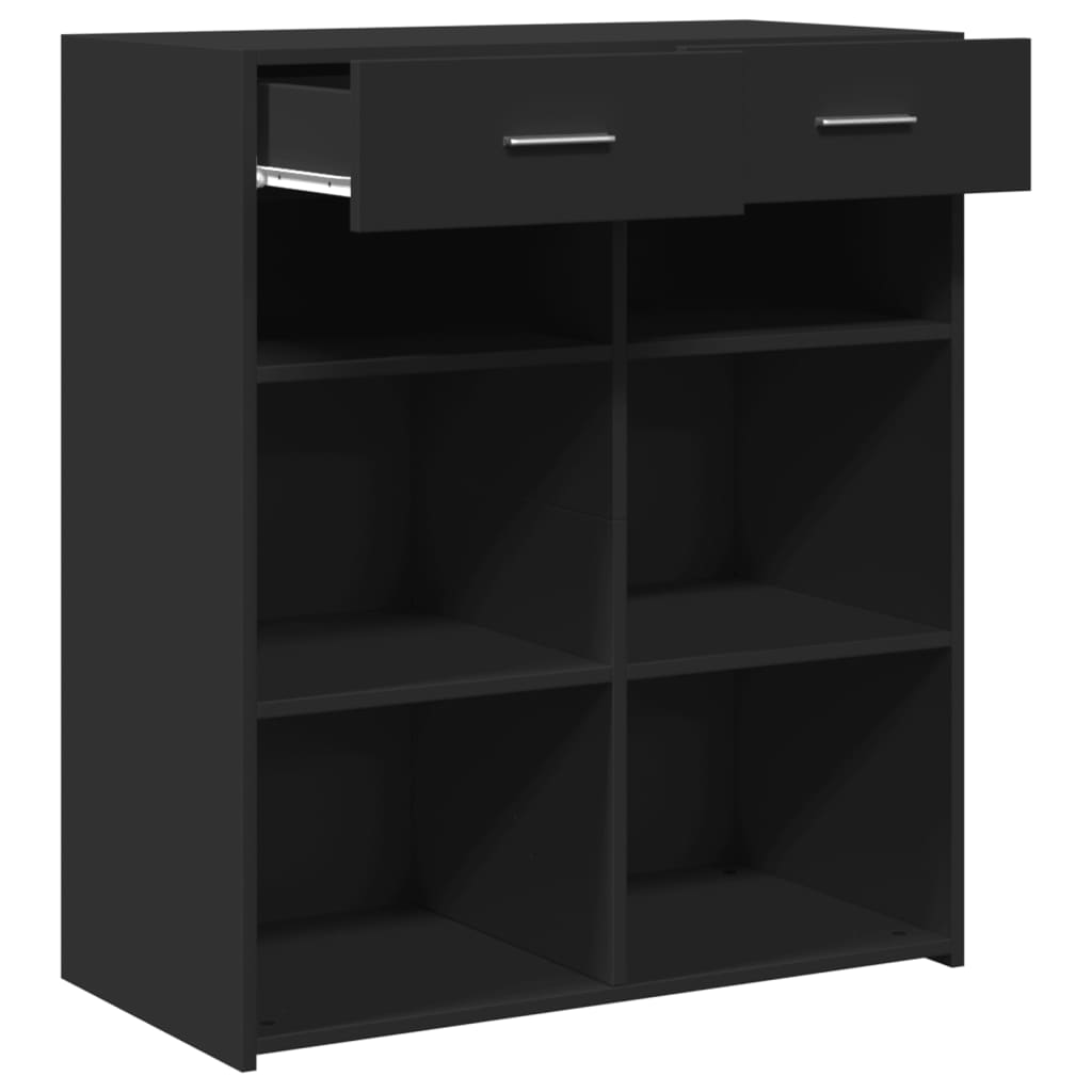 Skjenk Svart 80x42,5x93 cm