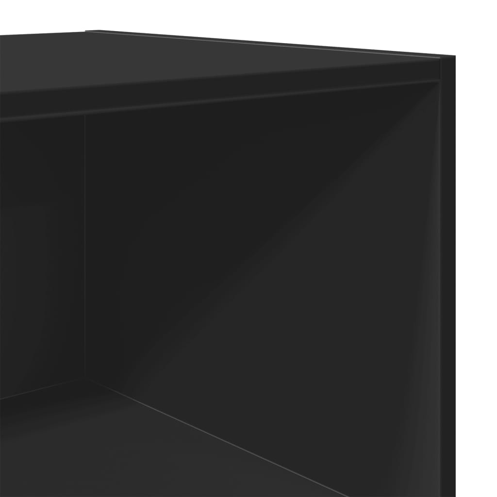 Skap Svart 50x41x185 cm