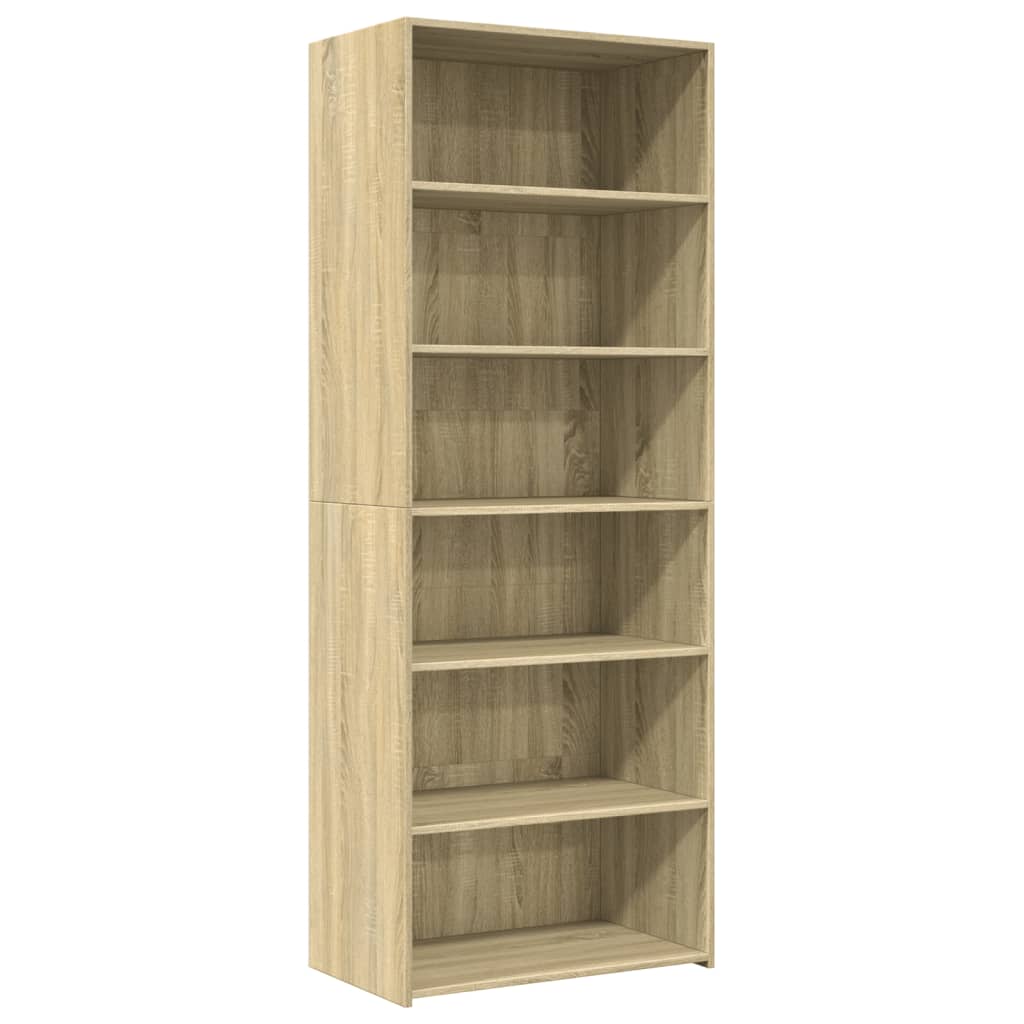 Bokhylle Sonoma Eik 70x41x185 cm
