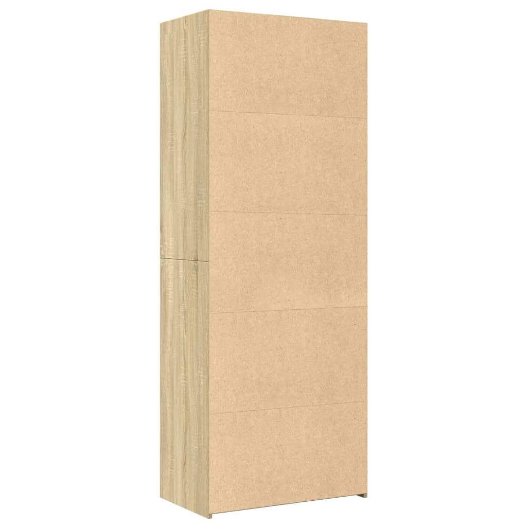 Bokhylle Sonoma Eik 70x41x185 cm