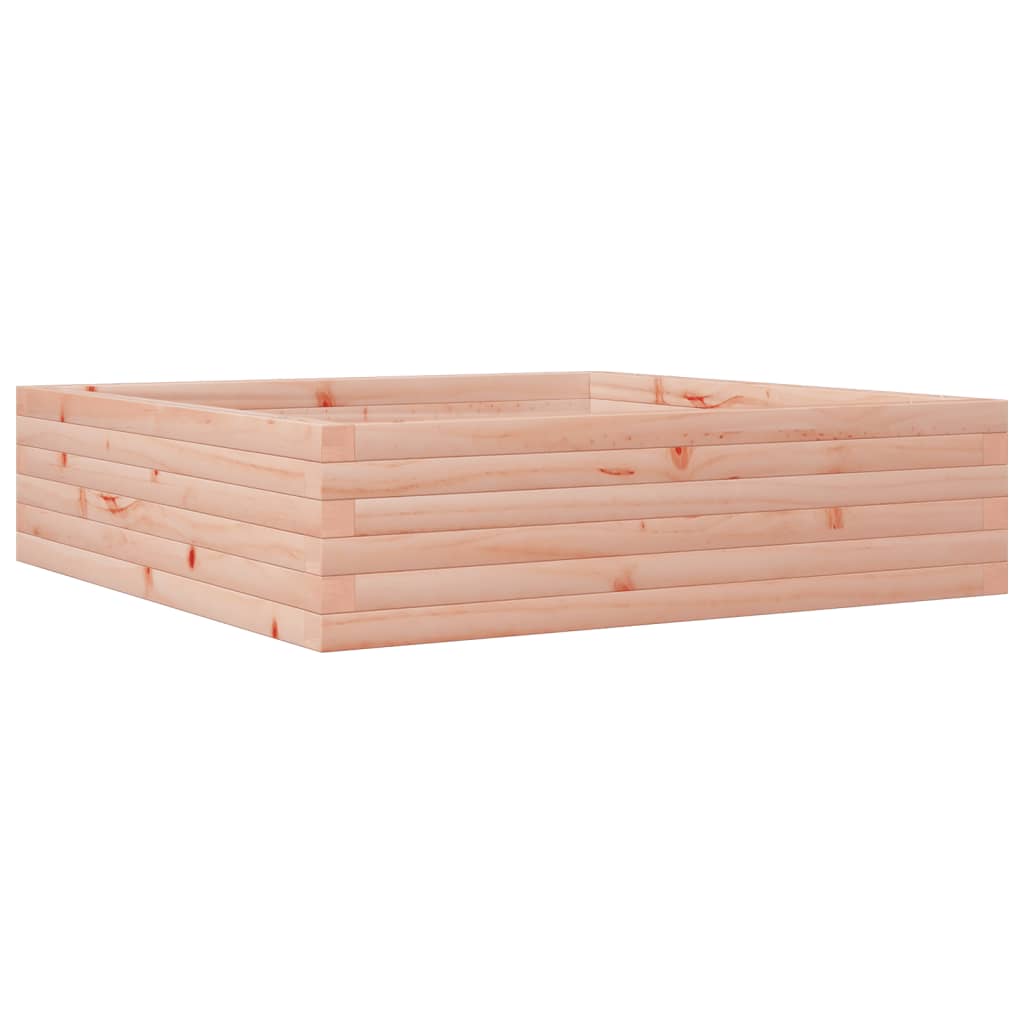 Utendørs Blomsterkasse Plantekasse Tre 90x90x23 cm heltre douglasgran