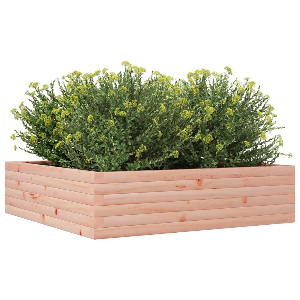 Utendørs Blomsterkasse Plantekasse Tre 90x90x23 cm heltre douglasgran