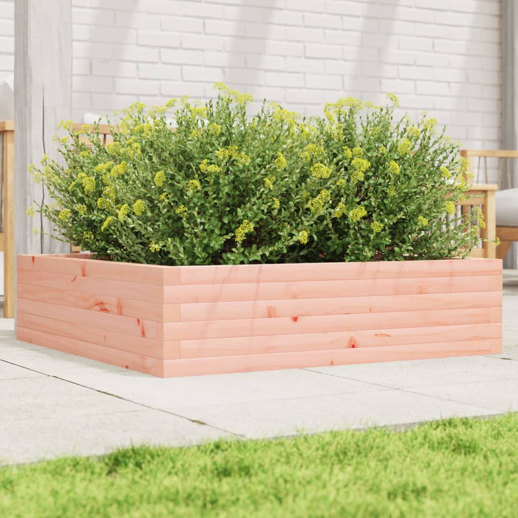 Utendørs Blomsterkasse Plantekasse Tre 90x90x23 cm heltre douglasgran