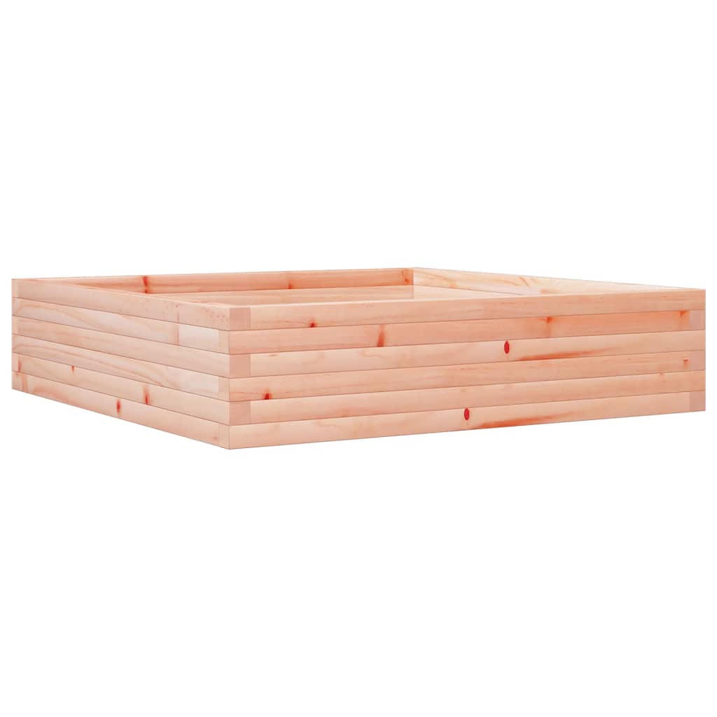 Utendørs Blomsterkasse Plantekasse Tre 100x100x23 cm heltre douglasgran