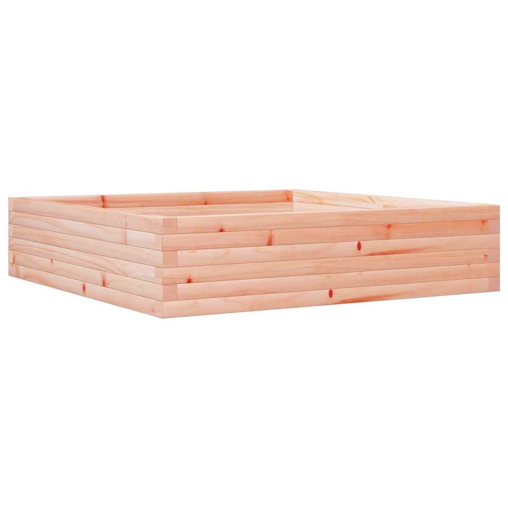 Utendørs Blomsterkasse Plantekasse Tre 100x100x23 cm heltre douglasgran