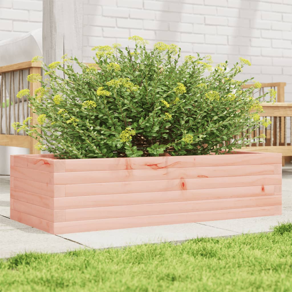 Utendørs Blomsterkasse Plantekasse Tre 90x40x23 cm heltre douglasgran