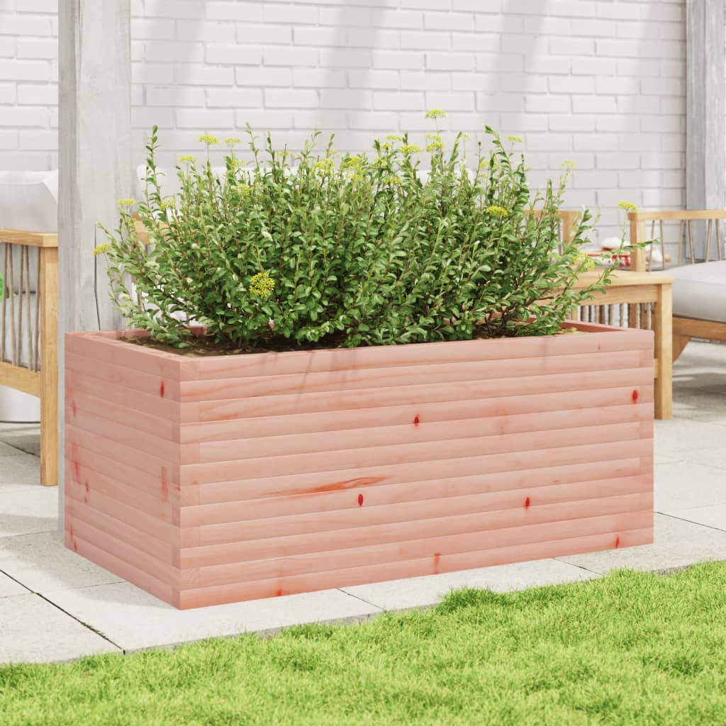 Utendørs Blomsterkasse Plantekasse Tre 110x60x45,5 cm heltre douglasgran