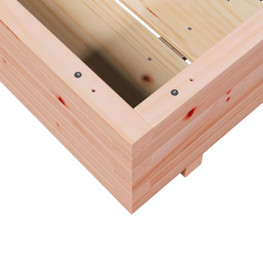 Utendørs Blomsterkasse Plantekasse Tre 90x90x26,5 cm heltre douglasgran