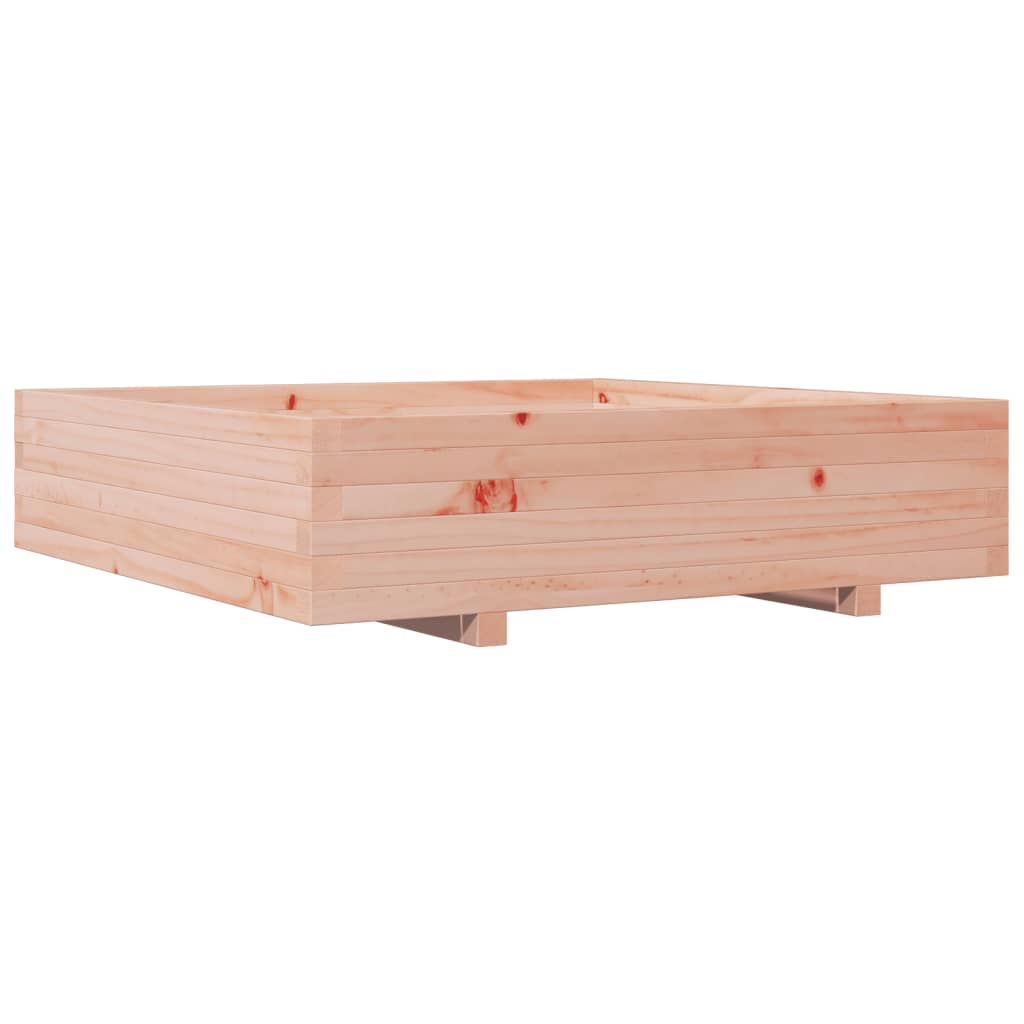 Utendørs Blomsterkasse Plantekasse Tre 100x100x26,5 cm heltre douglasgran
