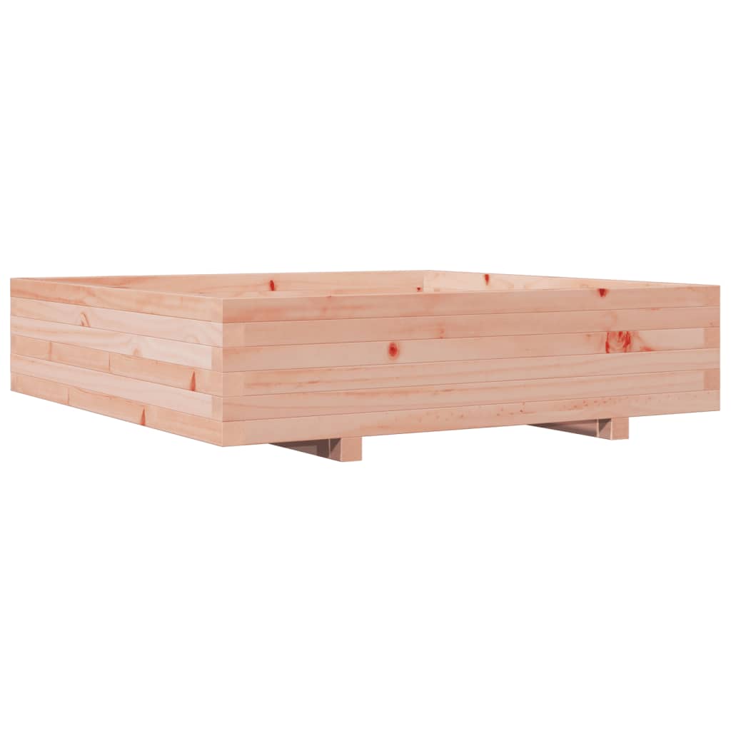 Utendørs Blomsterkasse Plantekasse Tre 100x100x26,5 cm heltre douglasgran