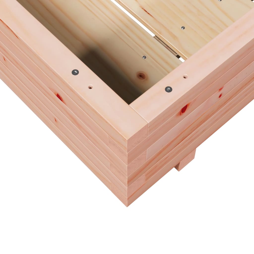 Utendørs Blomsterkasse Plantekasse Tre 100x100x26,5 cm heltre douglasgran