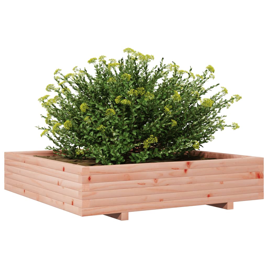 Utendørs Blomsterkasse Plantekasse Tre 110x110x26,5 cm heltre douglasgran