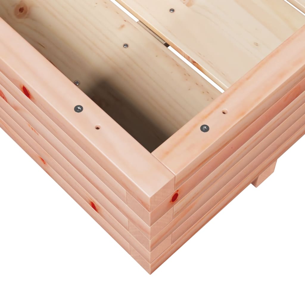 Utendørs Blomsterkasse Plantekasse Tre 110x110x26,5 cm heltre douglasgran