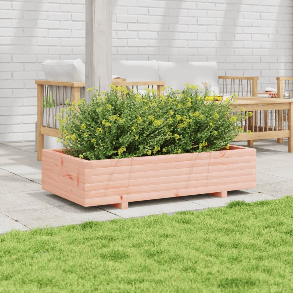 Utendørs Blomsterkasse Plantekasse Tre 110x60x26,5 cm heltre douglasgran